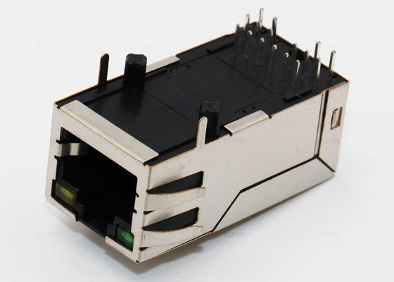 2.5 G / 5 G Base - T PoE RJ45 Connector , Ethernet Connector Female R / A Entry