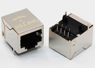 Shielded Low Profile THT RJ45 Jack -40 ℃ To 85 ℃ Operating Temperature For PC Board
