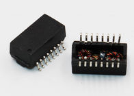 Single Port Discrete SMT Ethernet LAN Transformer 10 / 100 Base - T 0 ℃ To 70 ℃