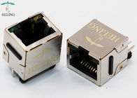 15 U" Right Angle Cat 5 RJ45 Connections For Networking / Communication Equipment