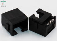 Customized Through Hole Low Profile RJ45 , Tab Up Female Lan SMT Connector