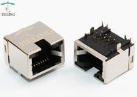 Shielded RJ45 Plug Connector Female Modular Jacks With LED For VOIP Gateway Setup