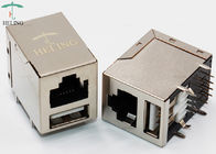 MU882-B021-HPR1 USB Lan Jack Right Angle RJ45 Connecto Insulation Resistance 500MΩmin