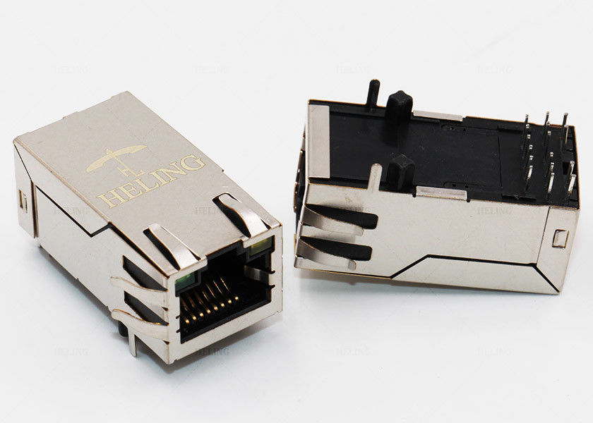 2.5 G / 5 G Base - T PoE RJ45 Connector , Ethernet Connector Female R / A Entry