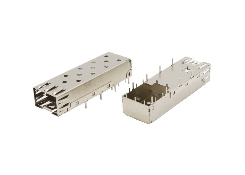 One Port One * One SFP Cage Connector With EMI Finger 0.5 AMPS Max