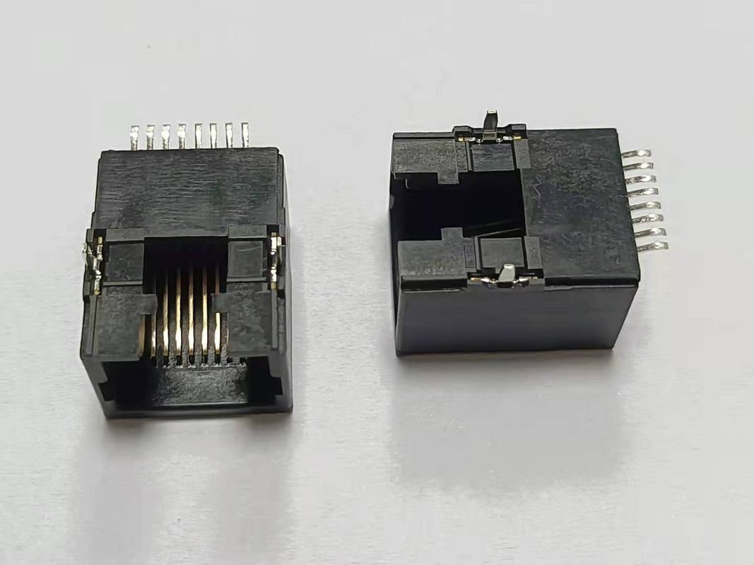Dual USB Ports + RJ45 Lan Jack Combo Stacked 3 x 1 Ports For Internet Data Center