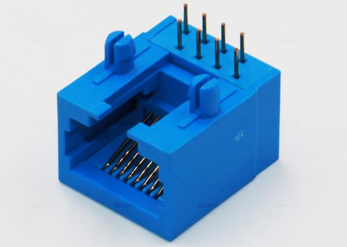 ABSOPRO 10 Connettori RJ45 Jack 8P8C Per Montaggio Su PCB – Schermati – Per Rete LAN