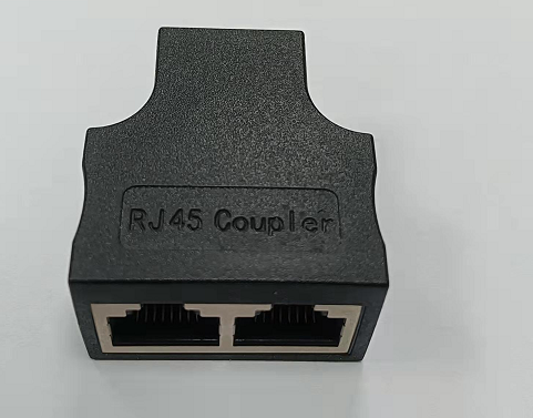 Halogen Free 3 Port RJ45 To RJ45 Adaptor For Network Equipment